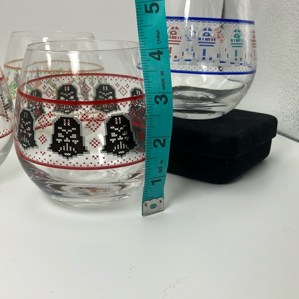 Star Wars Ugly Sweater holiday drink Set of 4 - Picture 13 of 15